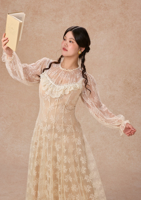 Curve&Plus Lace Bouquet Dress