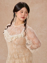 Curve&Plus Lace Bouquet Dress