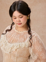 Curve&Plus Lace Bouquet Dress