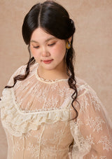 Curve&Plus Lace Bouquet Dress