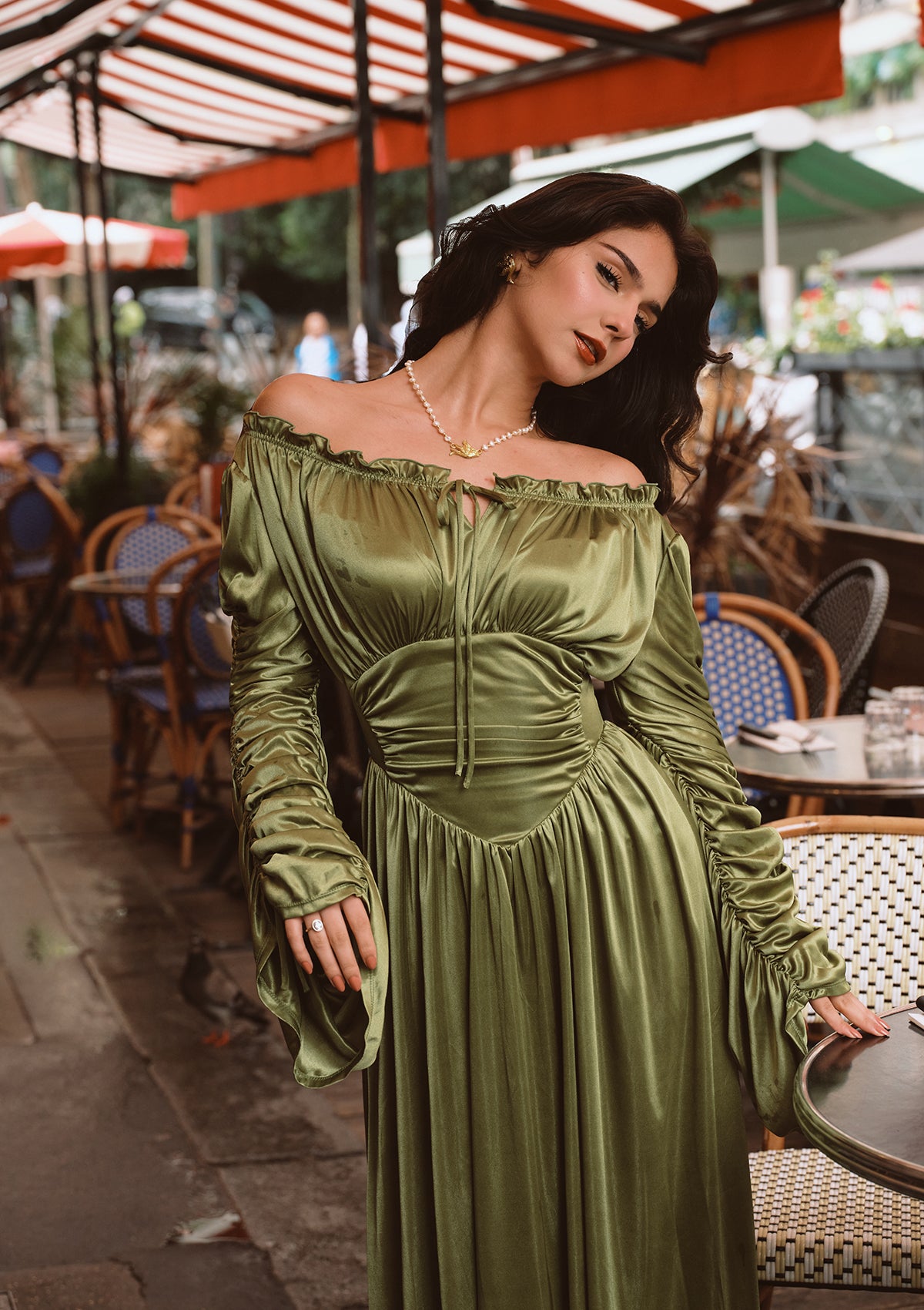 Olive Tint Parthenon Dress