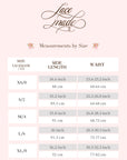 Lacemade "Tiffany Banquet" Satin Maxi Skirt Size Guide