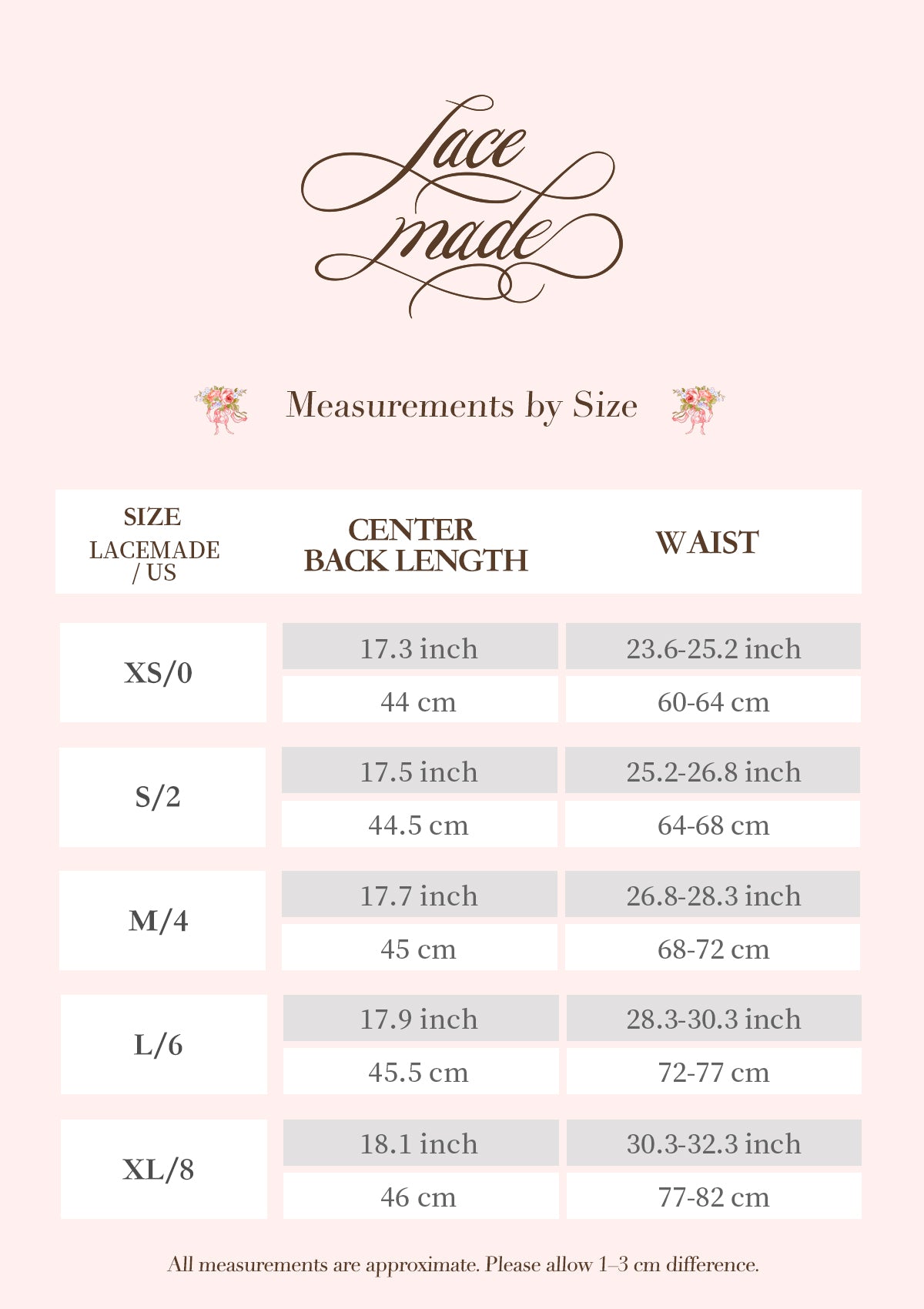 Size Guide for "St. Paul Crimson Berry" houndstooth skirt