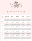 Lacemade Rosevale Dress B Size Guide