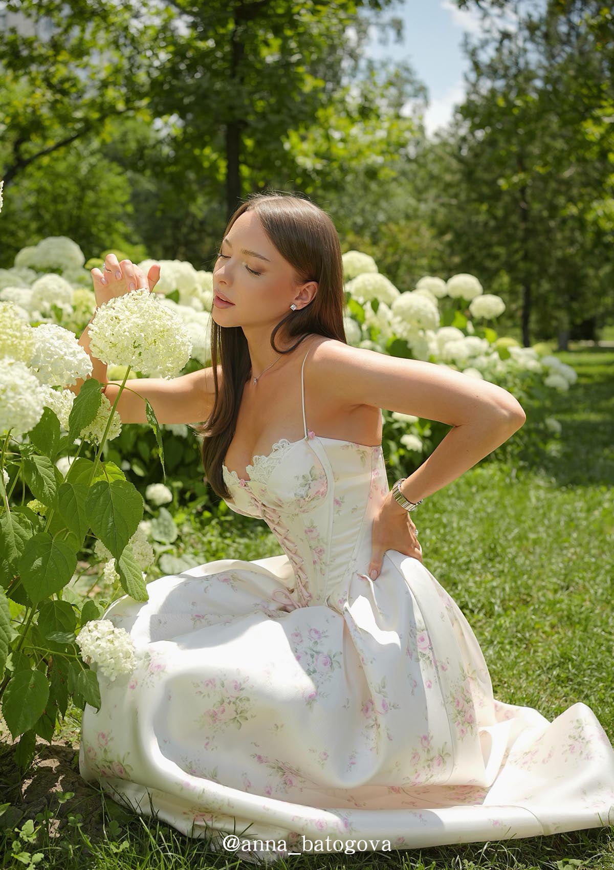 Love Flower Notes Corset Dress