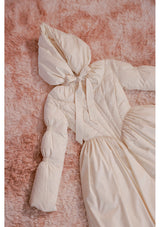 Black&White Warrior Down Coat (White)