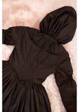 Black&White Warrior Down Coat (Black)