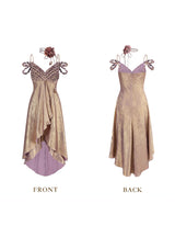 Purple Gold Aria Dress