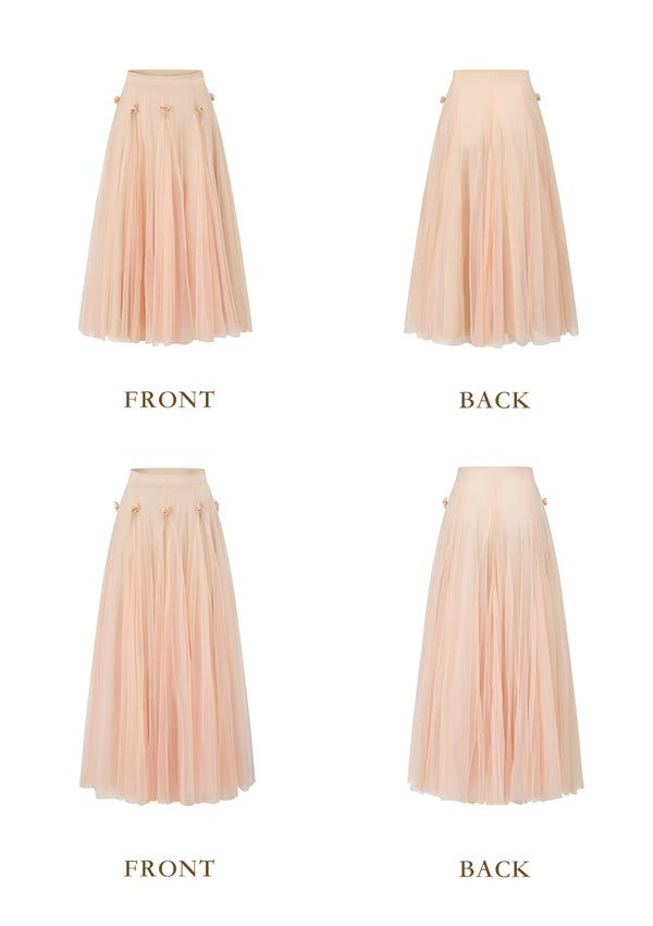 Peach Fairy Gauze Skirt