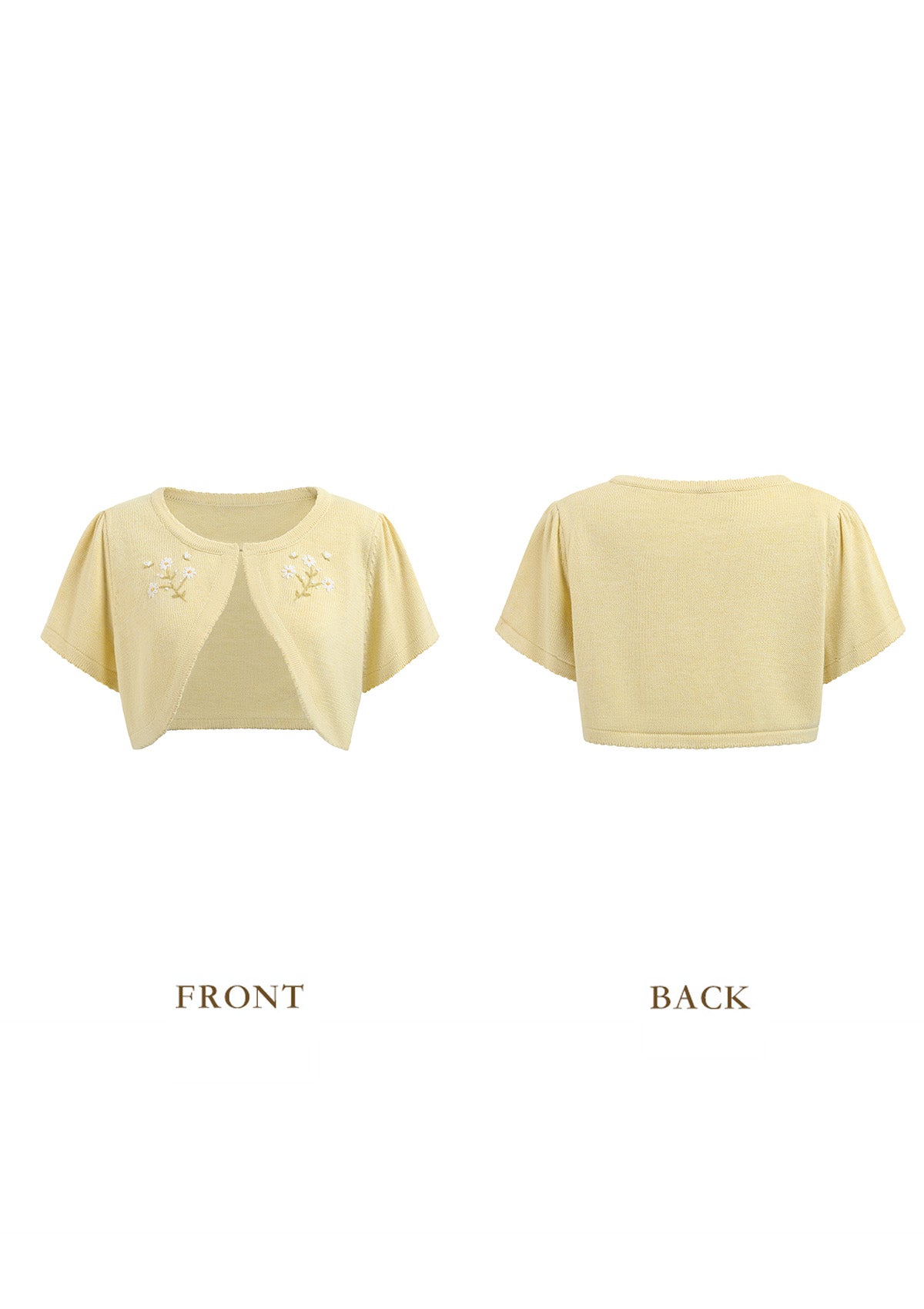 Daisy Journal short Cardigan