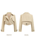 Cream Tea Trench Coat