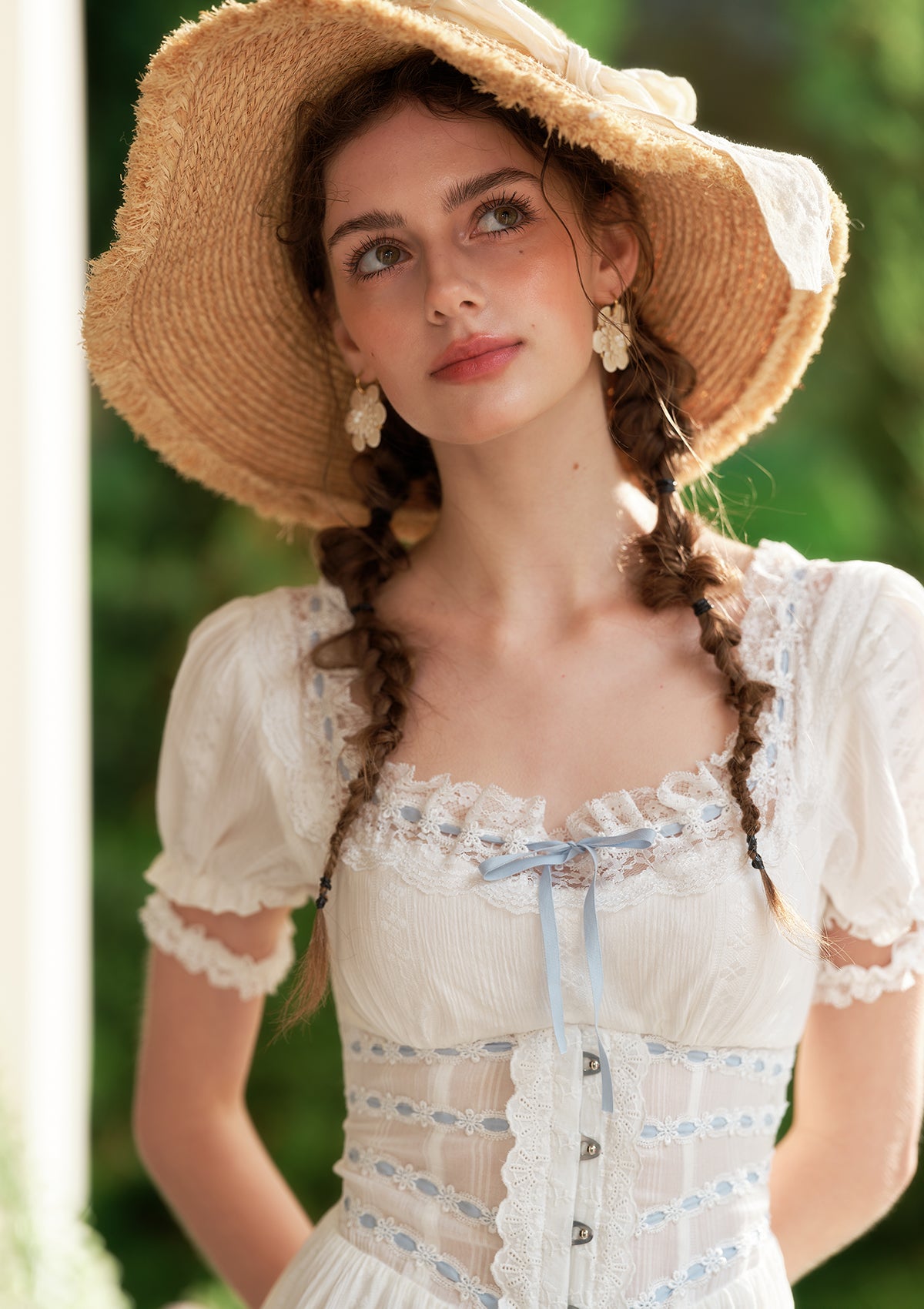 Dear White Pages Corset Dress