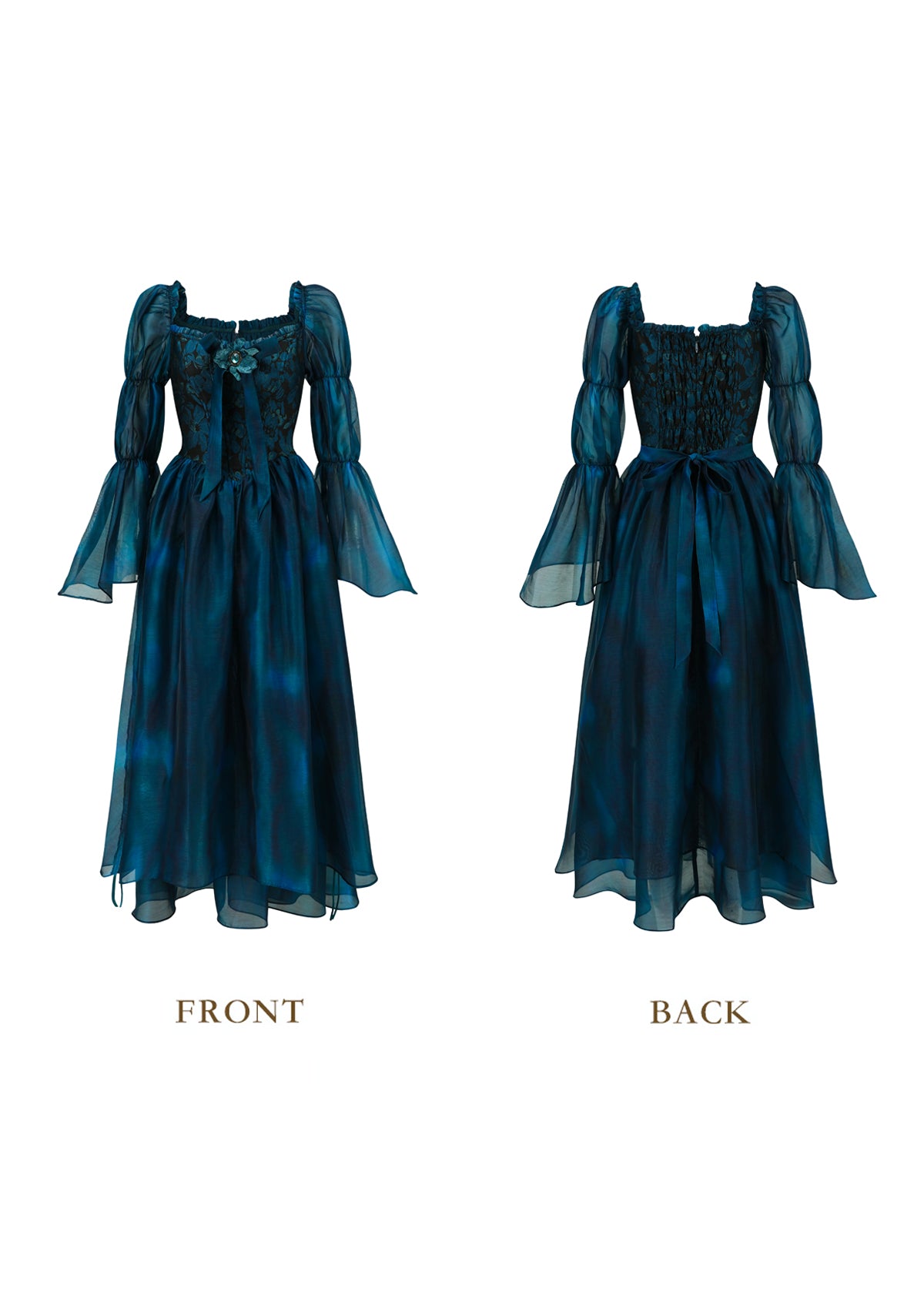 princess polly baby blue dress Blue Organza Corset Dress | Morpho Helena