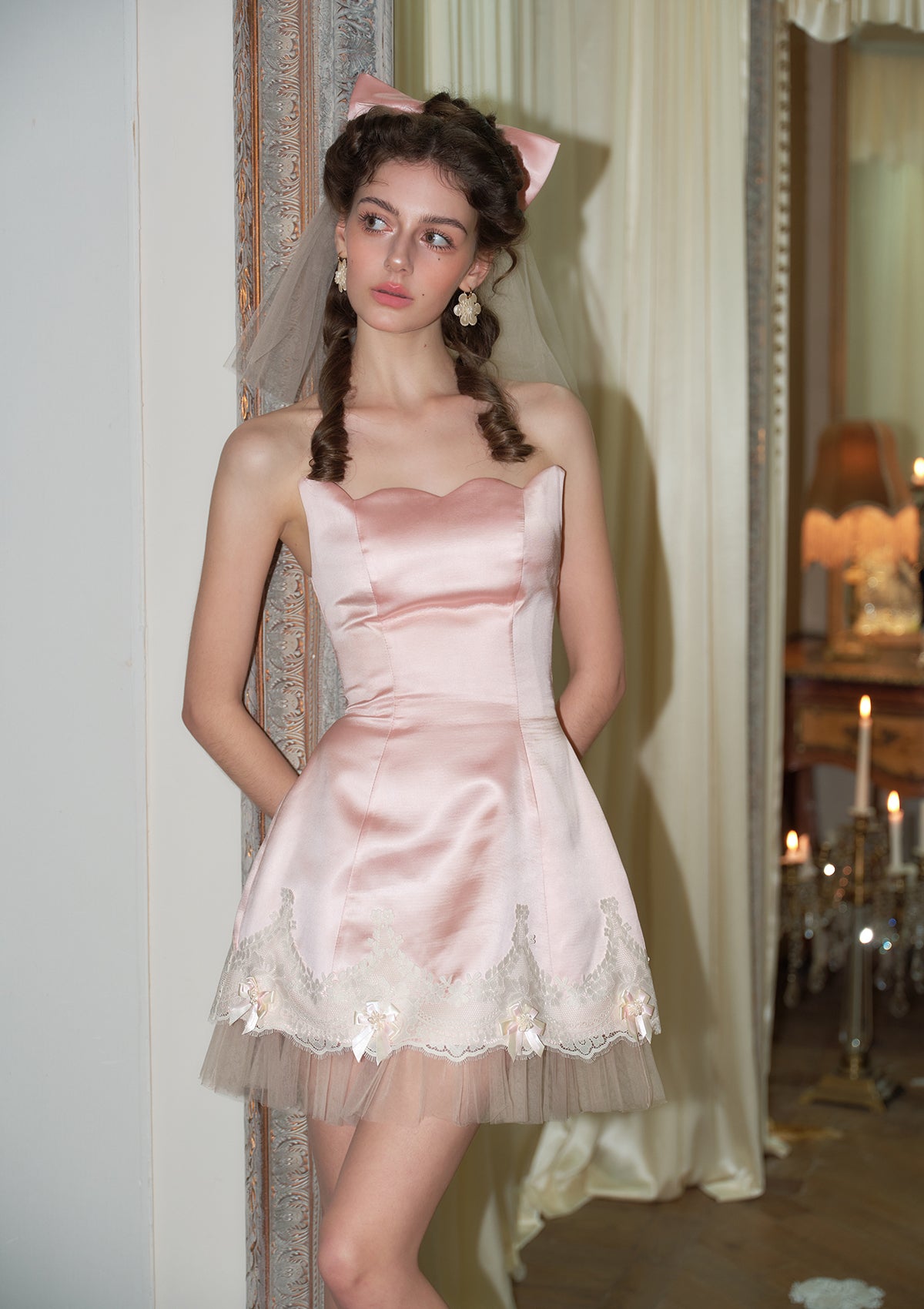 Pinkes Barbie-Korsettkleid