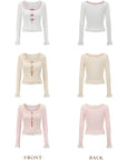 Berry Bubble Strick-Top Basic