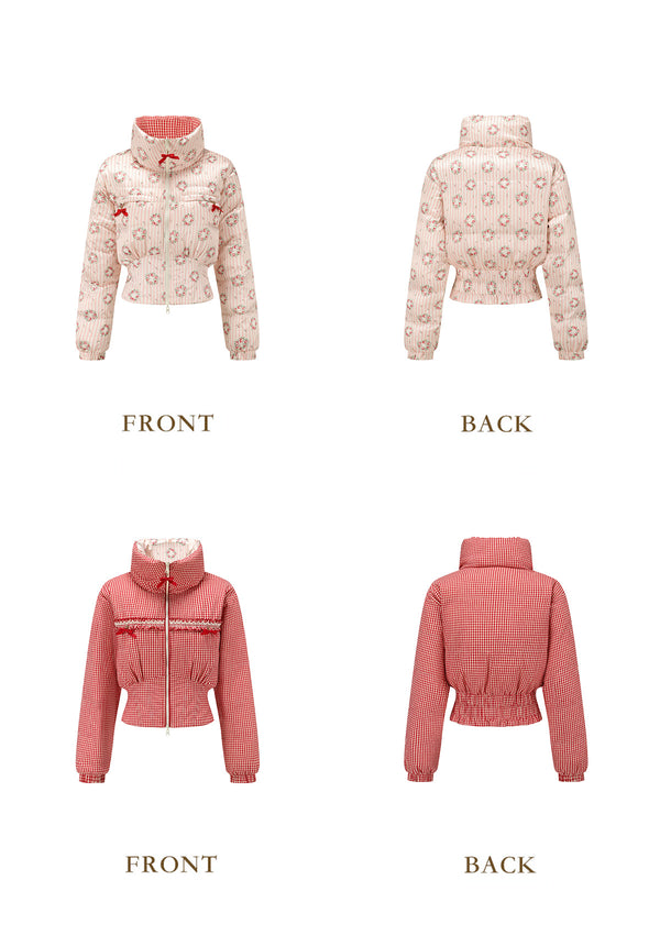 Strawberry Donazi Reversible 2-in-1 Down Jacket