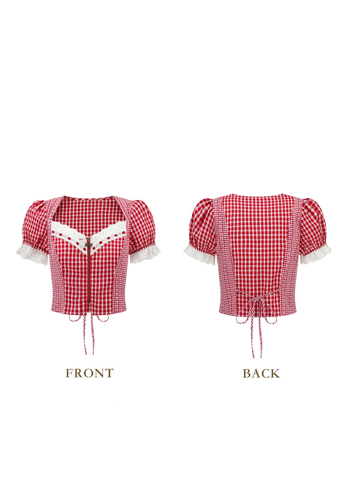 Cottage Girl Diary Red Top