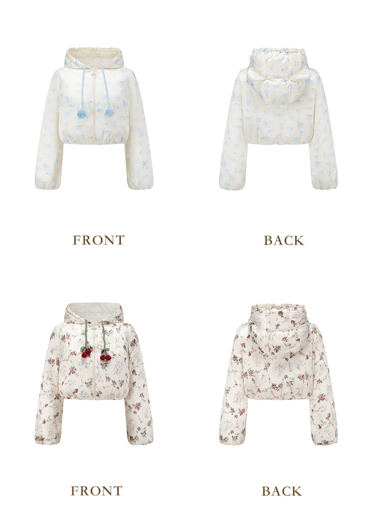 Berry Meow Meow Daunenjacke