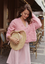 Pink Acacia Knit Cardigan