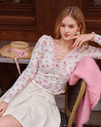 Girl's Notebook Knit Top