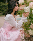 Korsettkleid mit Rosenbewegung