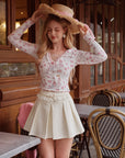 Girl's Notebook Knit Top