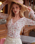 Girl's Notebook Knit Top