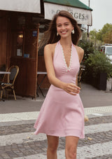 Pink Grid Diary Dress
