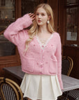 Pink Acacia Knit Cardigan