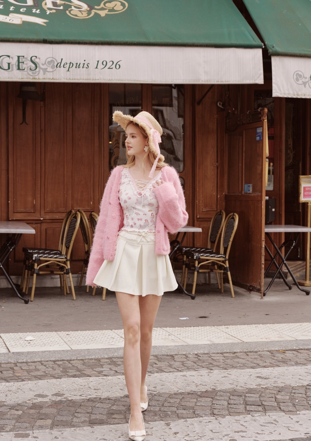Pink Acacia Knit Cardigan