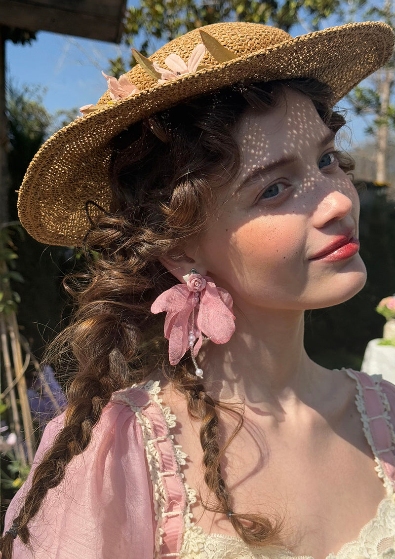 Crowned by Dew Ear Studs