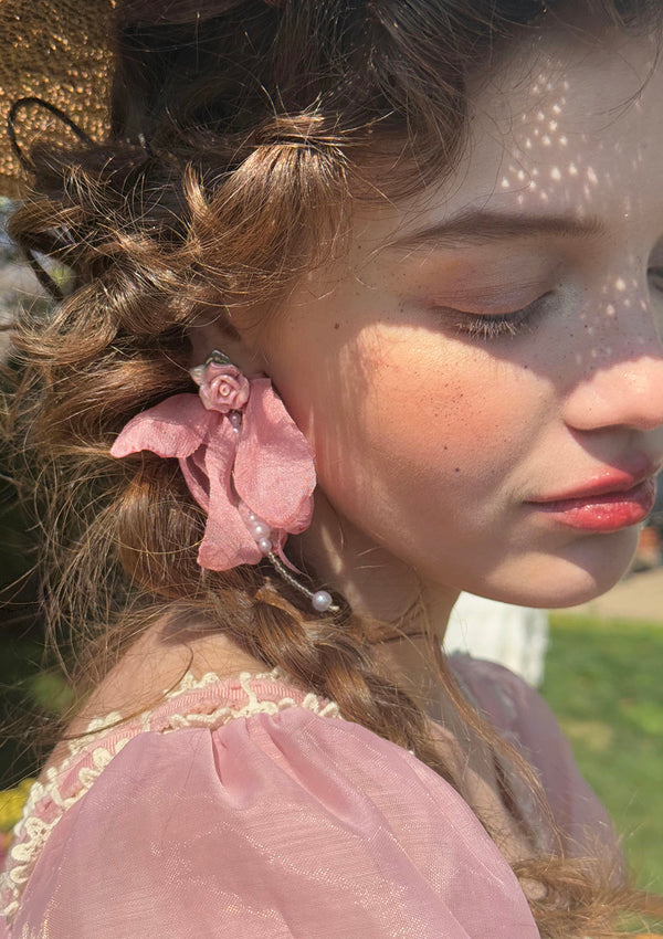 Crowned by Dew Ear Studs