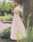 Countryside Florals Velvet Skirt
