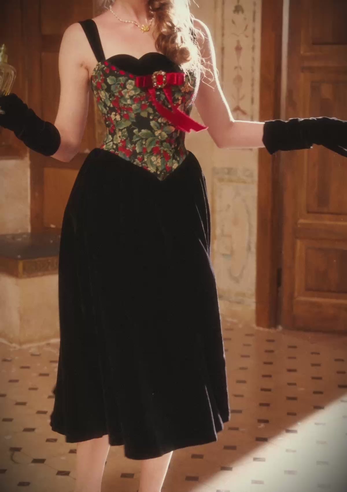 Smoked Berries Corset Dress