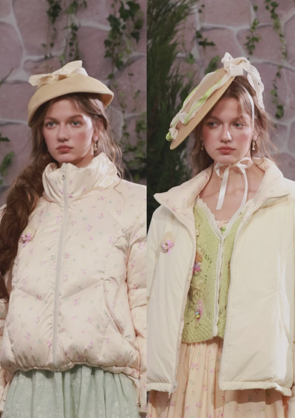 Winter Garden Down Jacket (White)