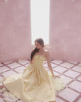 Lacemade champagne gold satin dress - Elegant princesscore style