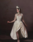 Lacemade "White Coronation" Pearl Satin Corset Dress View