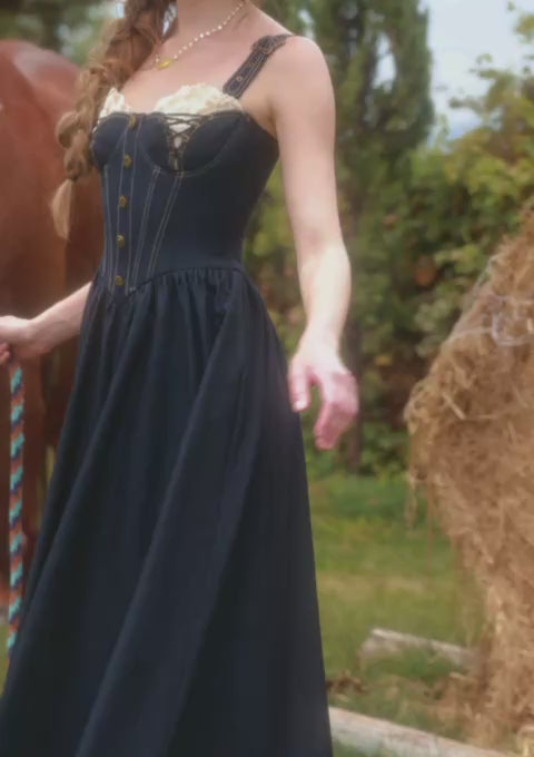 Berry Buccaneer Dress(Long)
