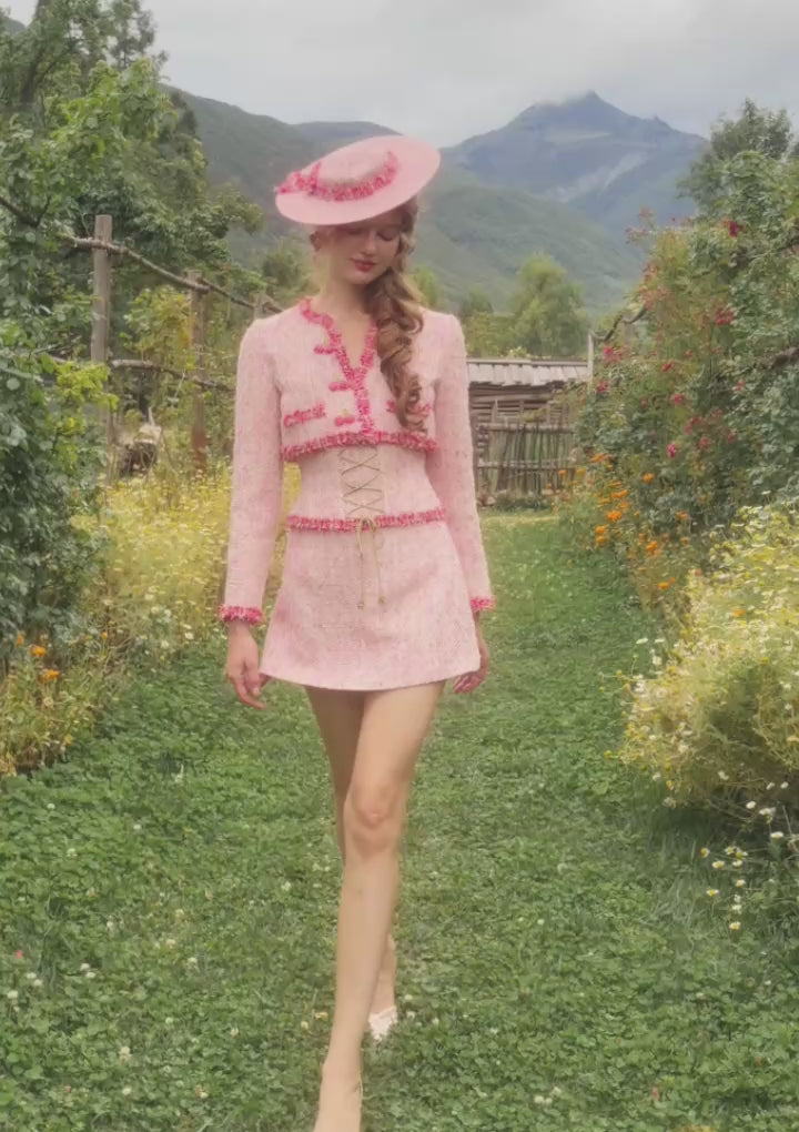 Rose Afternoon Tea Tweed Jacket