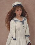 White Sail Maiden Cable Knit Cardigan
