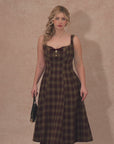 Curve&Plus Tartan Majesty Maxi Dress