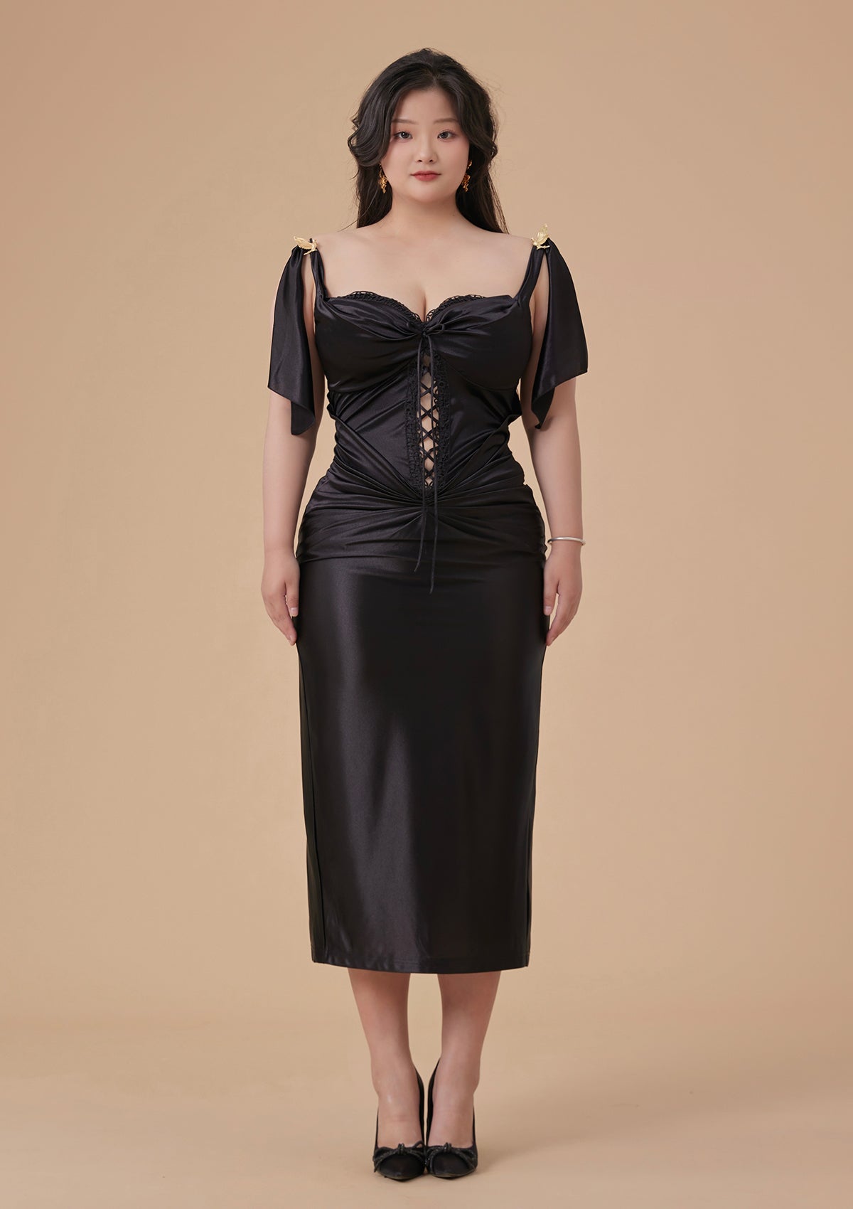 (US Exclusive) Curve & Plus St. Phoenix Corset Dress