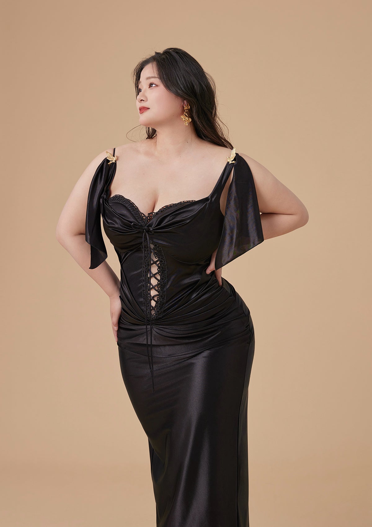 (US Exclusive) Curve & Plus St. Phoenix Corset Dress