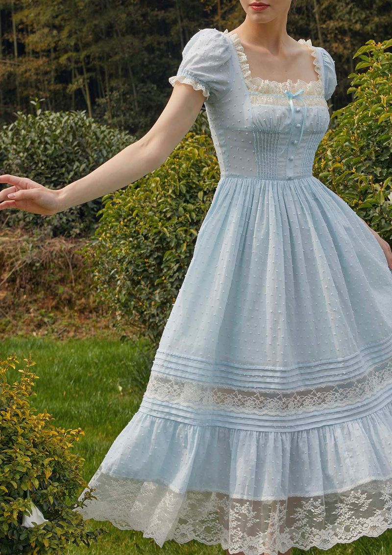 Cinderella A Line Midi Gown Dress in Blue | Lacemade In-Stock / M Cinderella A Line Midi Gown Dress in Blue | Lacemade In-Stock / M