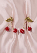 Red Cherry Ear Stud & Clip