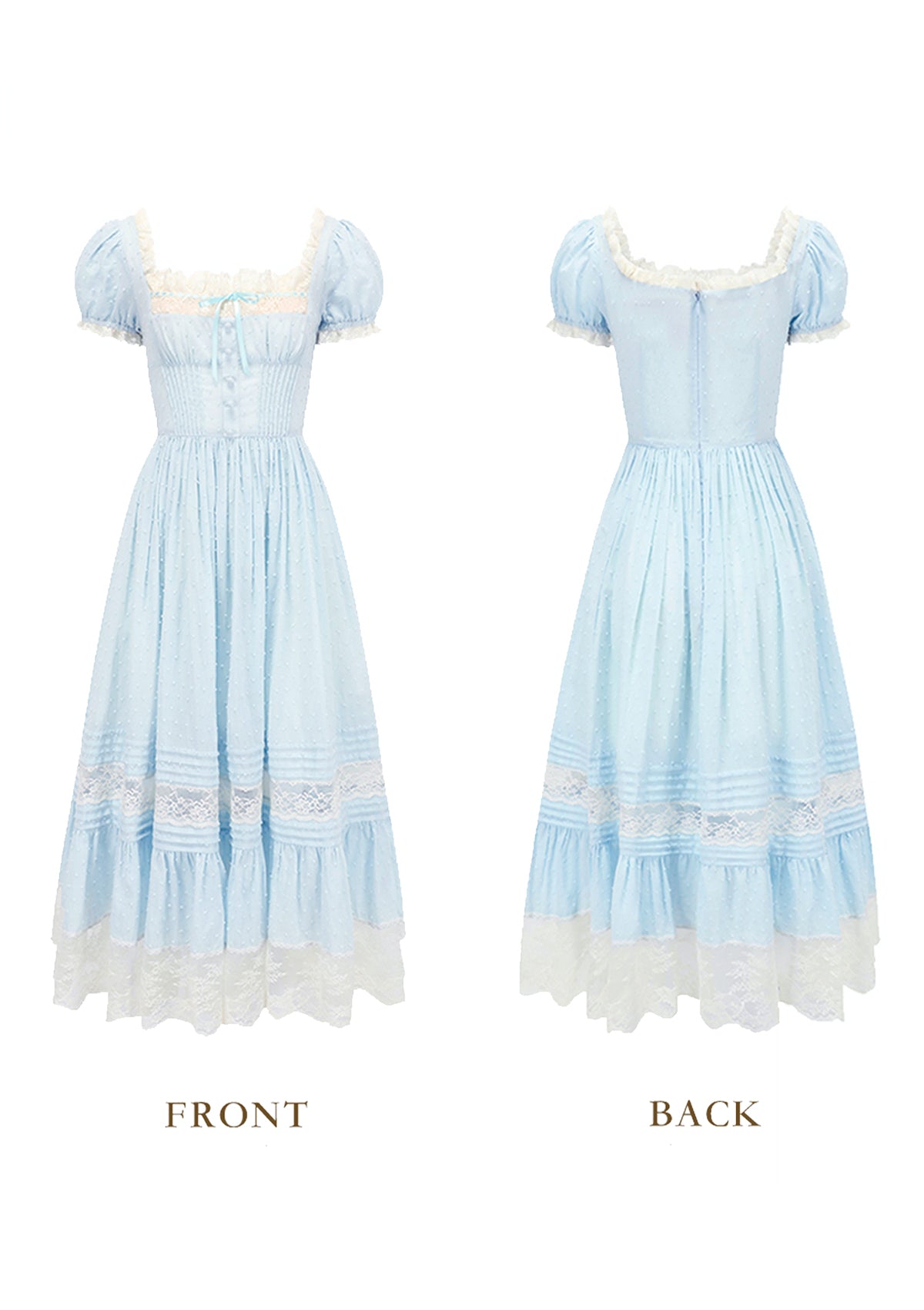 Cinderella A Line Midi Gown Dress in Blue | LaceMade In-stock / XL Cinderella A Line Midi Gown Dress in Blue | LaceMade In-stock / XL