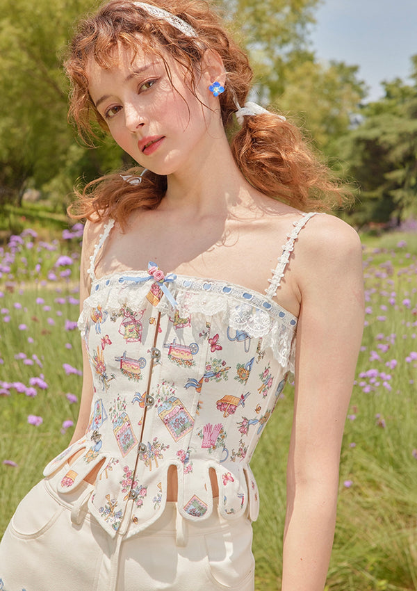Flowerroom Maiden Corset - LaceMade