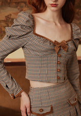 Miss Chestnut Corset Blouse - LaceMade
